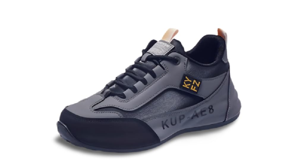 GIGANTIC Running Shoes for Men| Basketball Shoes for Men| Dancing Shoes for Men| Running Sneakers for Men Grey Black (B0D928W3S7) Amazon Price History, Amazon Price Tracker
