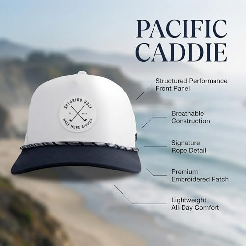 Image of Golf Hat for Men - Golf Snapback - Fun Hat for Golfing - Rope Golf Hat for Men and Women - Make More Birdies