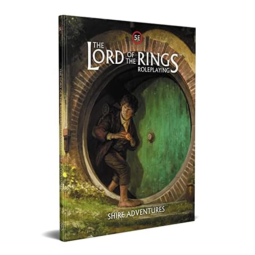 The Lord Of The Rings: RPG 5E - Shire Adventures Supplement - Hardcover RPG Book, New Characters & Stories, LOTR Roleplaying Game, Adventure Through Middle Earth