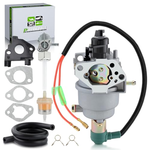 partszen Carburetor Carb Fit for Wen Power Pro 5500 56551 56680 56682 6800 R390 7000E 9000E 389CC 390CC 13HP Carb for 5000 5500 6800 7000 Watts Gasoline Generator