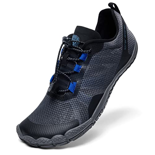 Mens Water Shoes Swim Aqua Shoes For Swim Hiking Pool River Beach Diving Swimming Boat Breathable Quick Dry Black Grey 9.5 M Us Men #TOP5