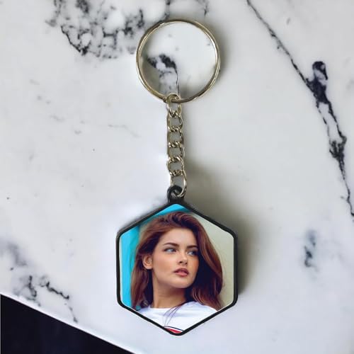Image of magical gifts Customized Keychains, Unique Personalized Key RIngs and Charms with Your Photos /Name /Design for Bags /Bikes /Car and Gifting Purposes