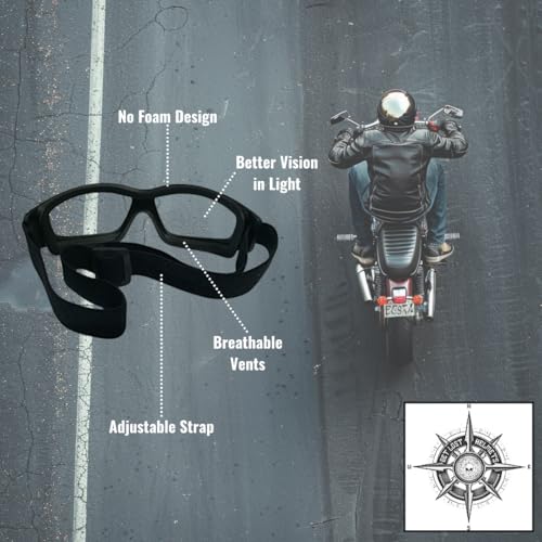 Get Lost Helmets Photochromic Motorcycle Goggles