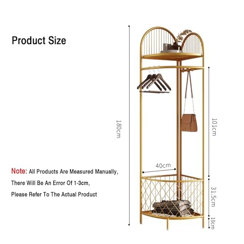 Porte-manteau d'angle pour optimiser les petites entrées encombrées - 2