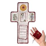 Dévotion de poche : le sanctuaire de poche catholique sert de sac de transport quotidien, offrant une portabilité de la taille de la paume pour un accès instantané au confort pendant les voyages ou la vie quotidienne, agissant comme un compagnon de prière de poche pour soutenir la réflexion spirituelle et le réconfort où que vous soyez