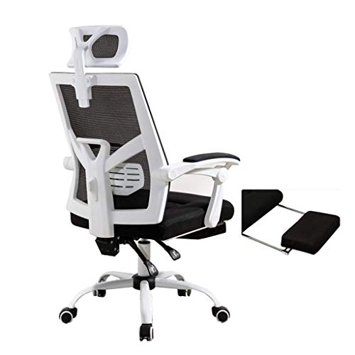Preisvergleich Produktbild Bürostuhl Gaming Chair Gehobener Bürostuhl Ergonomisch, Schreibtischstuhl Aus Computernetz, Verstellbare Armlehnen Kopfstütze, Einzigartige Höhenverstellbare Rückenlehne, Neigungsfunktion Und Positio