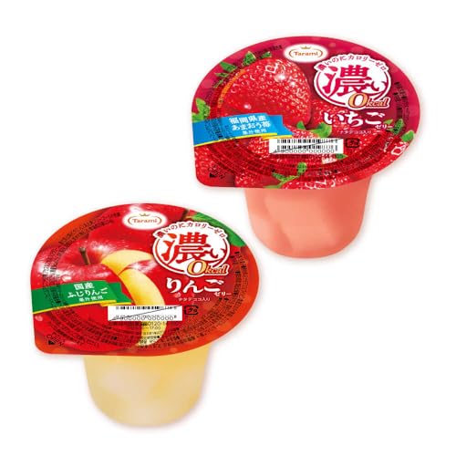 濃い0kcal 195gりんご・いちご2種×各18個 計36個セット /