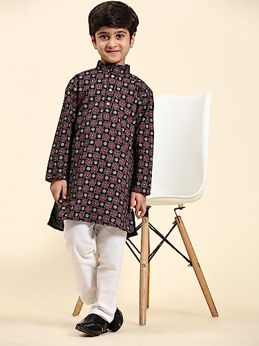 Boys cotton Kurta set for kids | Indian Ethnic wear | Traditional Dress | Pack of 1 (S-219)2