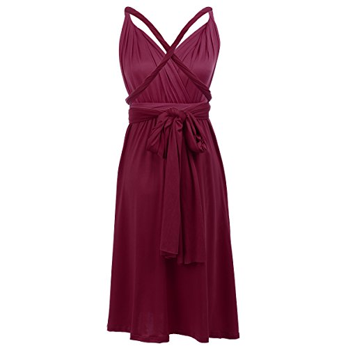 Encuentra la mejor selección de Vestido color burdeos comprados en linea. 6 Imagen adicional