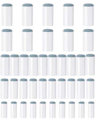 EBOOT 40 Slip On Pool Cue Tips Billiard Cue Tips Slip-On Cue Tip Replacement (4 Sizes)