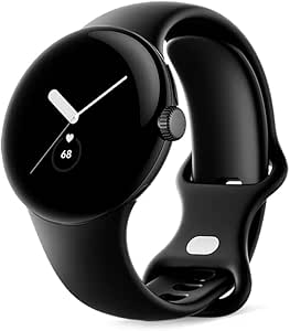 Google グーグル Pixel Watch 心拍計 Matte Black ステンレス ケース / Obsidian アクティブ バンド(Wifi)GA03119-TW 小