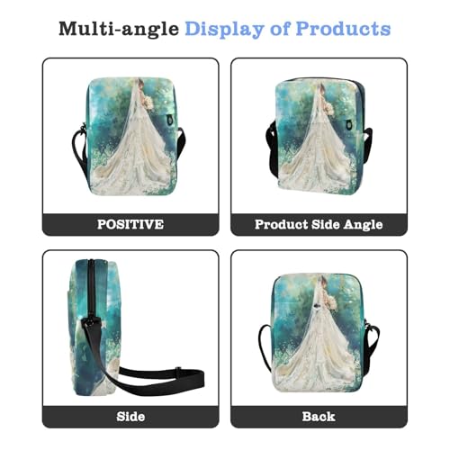 messenger bag Crossbody Bags For Women Cross Body Purses Adjustable Strap for work work - Beautiful Wedding Dress4
