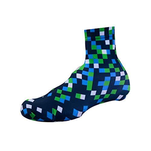 Cubrebotas Ciclismo Azul Verdes XL miniatura 2