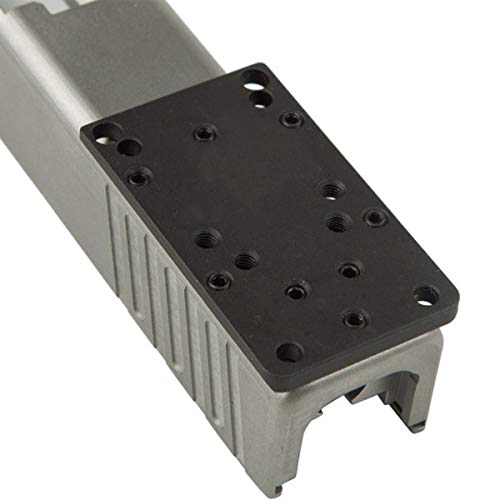 Mount Red Dot Mounting Platform Glok Plate Base Mount Compatible - (Black)