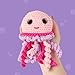 Cookie Box Original Crochet Kit for Beginners – Gift Set to Make Jellyfish Jenny Amigurumi Plushie – Easy DIY Crochet & Knitting Starter Kit with Video and PDF Tutorials