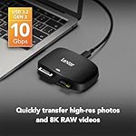 Lexar Professional CFexpress Type B / SD USB 3.2 Gen 2 Reader, Transfer Speeds Up To 10Gbps, Designed for CFexpress Type B and SD Cards (LRW520U-RNBNG) - Image 3