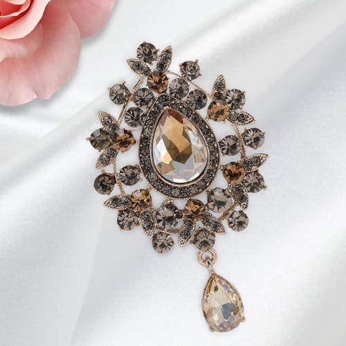 Broche para mujer accesorio de joyería de moda para ropa y bufanda 7