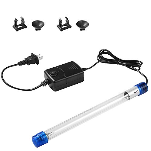 LEDGLE Aquarium Lights 13W Submersible Light Aquarium Clean Light for Aquarium Water Clean Green Clear Waterproof Clean Lamp