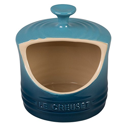 Le Creuset Stoneware Salt Crock, 10-Ounce, Marine
