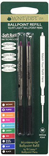 Recharges Stylo Lamy Monteverde Pourpre - Idéal pour Personnaliser vos Carnets et Notes de Bureau
