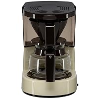 Melitta Aromaboy – kleine Filterkaffeemaschine mit Glaskanne, für bis zu 2 Tassen Kaffee, in Beige/braun – Ansicht 2