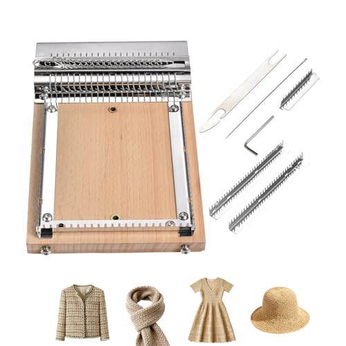 Hailerio Telares de tapiz – Máquina de tejer suave | Máquina de telares de madera | para principiantes expertos entusiastas, familiares, amigos, mantas, vestidos, bufandas
