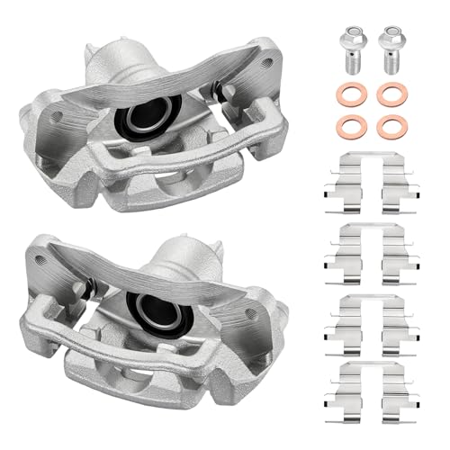 Image of BDFHYK 19-B2066A 19-B2067A Rear Disc Brake Caliper Assembly Compatible with Saab 9-2X 2005-2006 2.0L 2.5L H4, Compatible with Subaru Forester 2004-2008 Impreza 2004-2007 2.0L 2.5L H4, GAS 2pcs