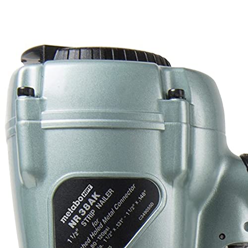 Metabo Hpt Metal Connector Nailer | Strap-Tite Fastening System | Pneumatic | 1-1/2-Inch Nails | Nr38Ak #TOP4