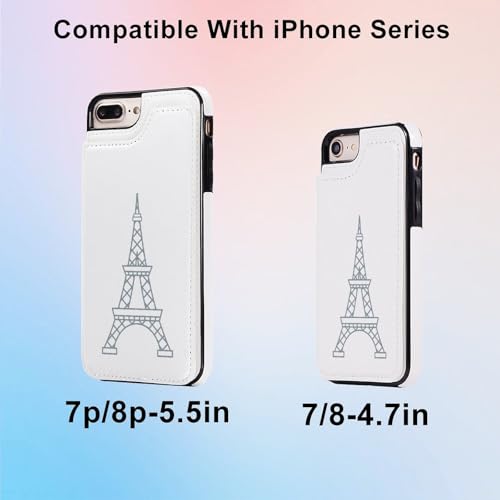 適用 iPhone15Pro用ケース 手帳型 エッフェル塔 スマホケース カード収納 スタンド機能 アイフォン15Proケース 耐衝撃 PUレザー カバー 財布型 Case