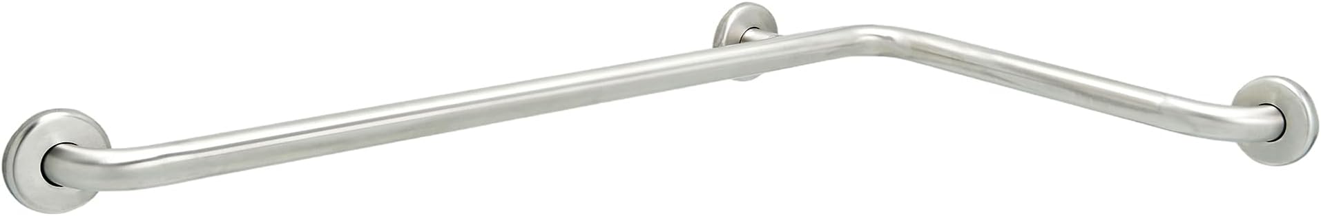 20 x 42 L-Shaped Grab Bars for Wall in 1.25 Dia, Made in USA | ADA Handicap Grab Bars for Seniors Made of 304 Stainless Steel | Can Hold Up to 400 lbs