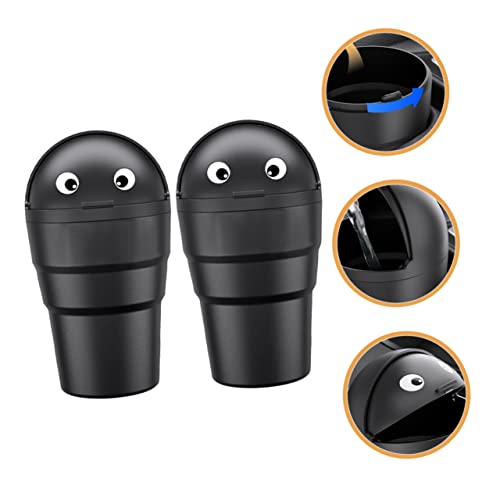 Mini poubelles de voiture PLAFOPE étanches et compactes contre les déchets de route - 6