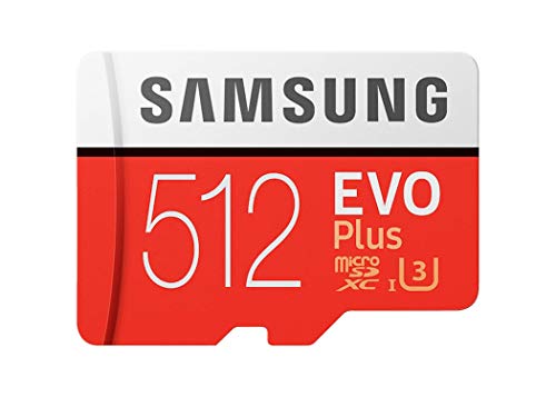 SAMSUNG Cartão De Memória Micro 512GB Evo Plus Classe 10 Funciona Com Telefone Android - Galaxy A20S