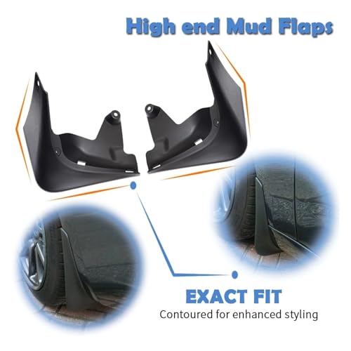 Garde-Boue pour Tesla Model 3 2016-2021 Bavettes de Protection Noires