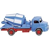 Maßstab: 1:87 Wiking 053202 H0 Betomischer MB Kurzhauber blau weiß rot Spur HO 1:87
