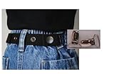 Dapper Snappers Adjustable Toddler Belt with Add-on Clips Included (Black)