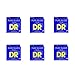 DR-PHR10-6PAK - DR Strings Pure Blues Pure Nickel Wrap Round core 10-46 - 6 PAK