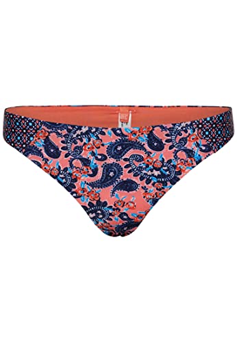 Superdry Womens 30-Swimwear Bikini-Unterteile, Paisley Coral, X-Small