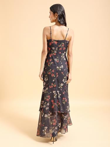 Image of Tokyo Talkies Women's Sleeveless Shoulder Straps Printed Dresses | Stylish| Casual