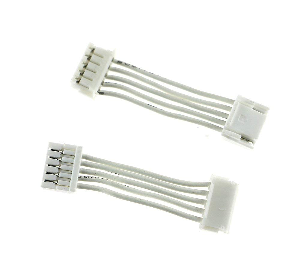 JMXLDS 2PCS White Link Line Connector Cable for Wii U Gamepad Controller Joystick PCB Board