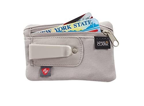 Lewis N. Clark RFID Hidden Clip Stash Money Belt Travel Pouch + Credit Card/Id Holder for Women & Men, Clay, One Size - Image 3