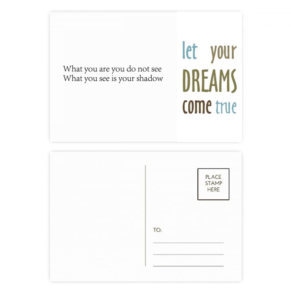 Tarjetas de agradecimiento para correo electrónico Poetry Shadow Dream, pack de 20 notas 4