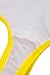 Pink Queen Women's Push up Padded High Waist Thong 2PC Bathing Suit S Yellow