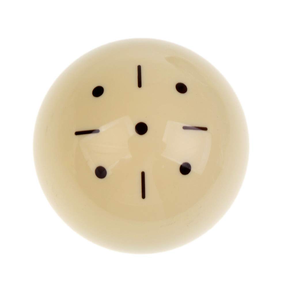 Raybre Art Durable Black Dot Practice Training Billiard Pool Cue Ball 52mm 57mm 2 1/4"