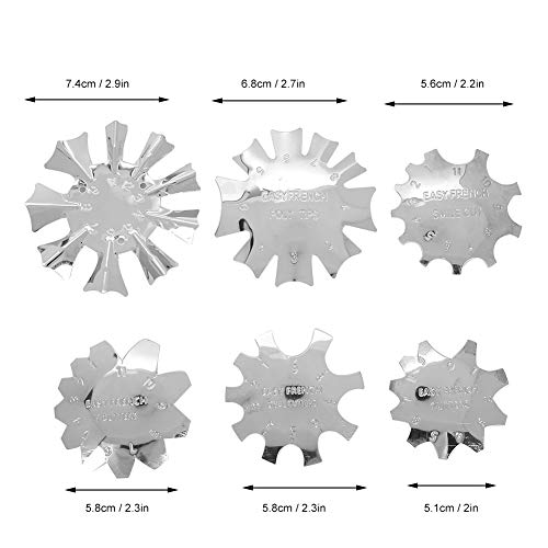 Kit de 6 piezas para manicura con corte francés miniatura 4