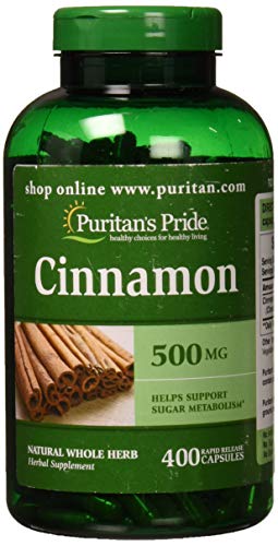 Puritans Pride Cinnamon 500 Mg, 400 Count