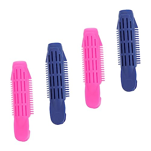 WOFASHPURET Fluffy Hair Root Clip Set 4pcs Instant Volumizing Clips for Hair Hairdressing Curlers Bang Roller Styling Accessory for Women