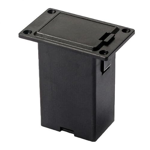 CoudarTitie エレキギターピックアップ用 9V バッテリー保管ボックスセット, 3個