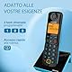 Alcatel S280 Schwarz und Blau, Freisprecheinrichtung, Anrufsperre, Telefonbuch mit 50 Namen und Nummern