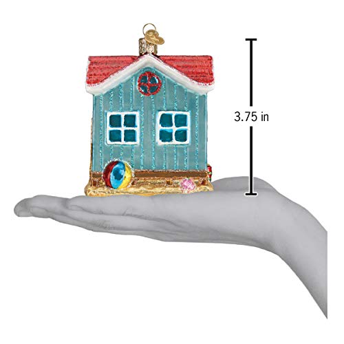Old World Christmas House Ornament, Beach Blue #TOP4