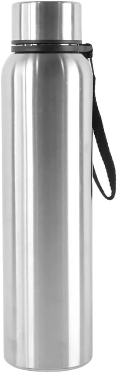 - ESANDOOK Stainless Steel Water Bottle 1 Litre – Leak Proof Drinking Bottle for Office, School, Gym & Outdoor